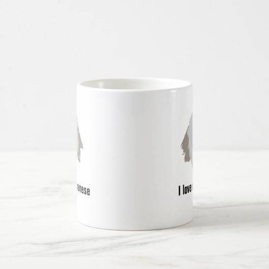 Havanese Dog Coffee Mok - Ik hou van mijn Havanese (Center)