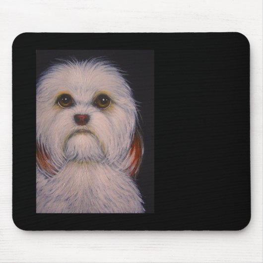 HAVANESE DOG CUTOMIZE Mousepad Muismat (Voorkant)
