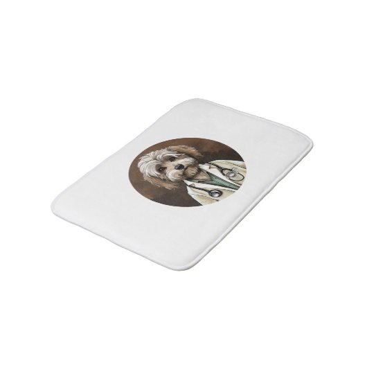 Havanese Dog Doctor Badmat (Gekanteld)