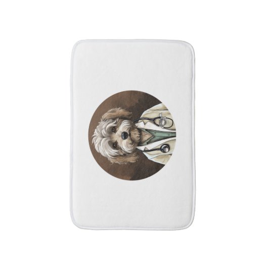 Havanese Dog Doctor Badmat (Voorkant Verticaal)