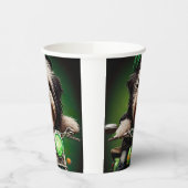 Havanese Dog Driving Bike St. Patrick's Day Papieren Bekers (Links)