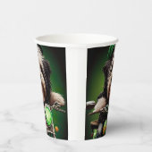 Havanese Dog Driving Bike St. Patrick's Day Papieren Bekers (Rechts)