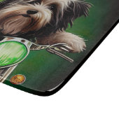 Havanese Dog Driving Bike St. Patrick's Day Snijplank (Hoek)