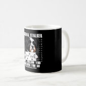 Havanese Dog Funny Stalker Cartoon Koffiemok (Voorkant rechts)