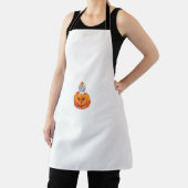 Havanese Dog Happy Halloween Pumpkin Schort (Insitu)