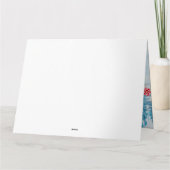 Havanese Dog Kerstmis bezorging vrachtwagen sneeuw Kaart (Achterkant)