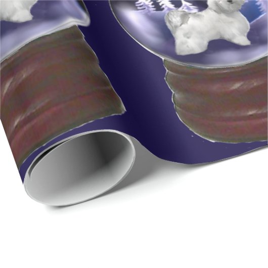 Havanese Dog Kerstmis Cadeaupapier (Rol Hoek)