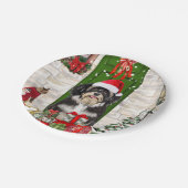 Havanese Dog Kerstmis Papieren Bordje (Gekanteld)