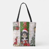 Havanese Dog Kerstmis Tote Bag (Achterkant)