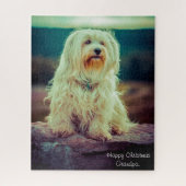 Havanese Dog. Legpuzzel (Verticaal)