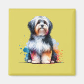 Havanese Dog Magneet (Voorkant)