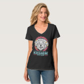 Havanese Dog Mam Dog Eigenaar Havanese T-shirt (Voorkant volledig)