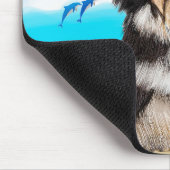 Havanese Dog op strand Muismat (Hoek)