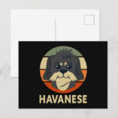 Havanese | Dog Owner Havaneses Briefkaart (Voorkant / Achterkant)