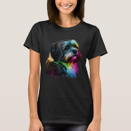 Havanese Dog Pop Havanese T-shirt (Voorkant)