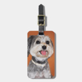 Havanese Dog Portrait Bagagelabel (Voorkant verticaal)