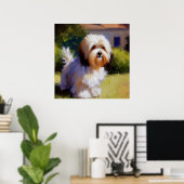 Havanese Dog Poster (Thuiskantoor)