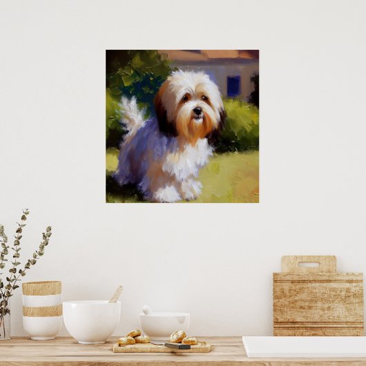 Havanese Dog Poster (Keuken)