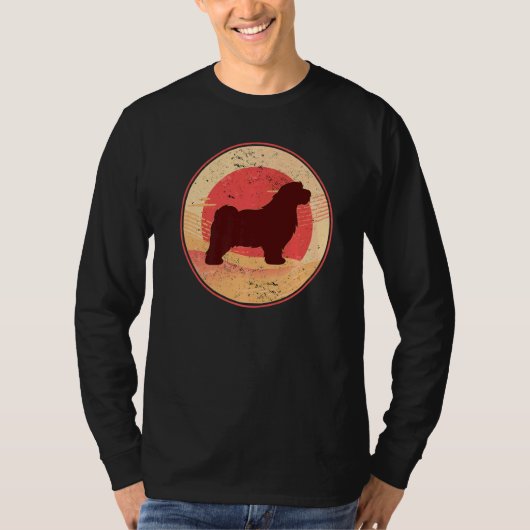 Havanese Dog Retro 12 T-shirt (Voorkant)