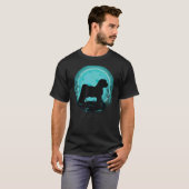 Havanese Dog Retro 8 T-shirt (Voorkant volledig)