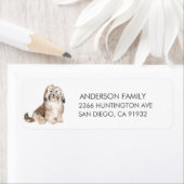 Havanese Dog Return Label (Insitu)