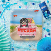 Havanese Dog Valentijnsdag Truck Papieren Bordje (Feest)