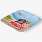 Havanese Dog Valentijnsdag Truck Papieren Bordje (Gebogen)