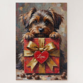 Havanese Dog Valentine's Day Box of Chocolates Legpuzzel (Verticaal)