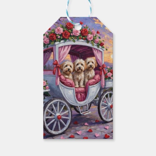 Havanese Dog Valentine's Day  Cadeaulabel (Voorkant)