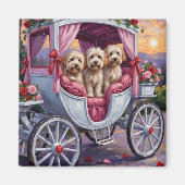 Havanese Dog Valentine's Day  Magneet (Voorkant)