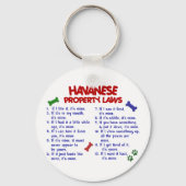 HAVANESE Eigendomwetten 2 Sleutelhanger (Voorkant)