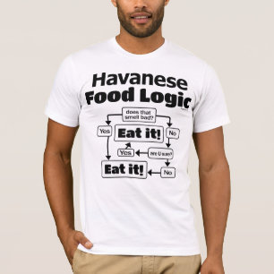 Havanese Food Logic T-shirt