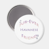 Havanese Furever Magneet (Voorkant / Achterkant)