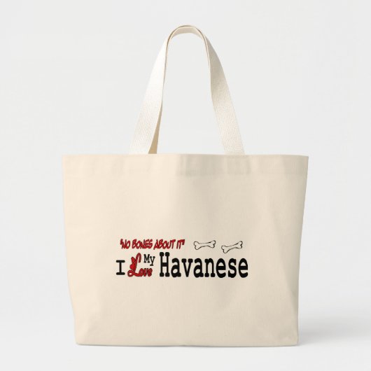 Havanese Gifts Grote Tote Bag (Voorkant)