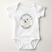 Havanese grote zus romper (Voorkant)