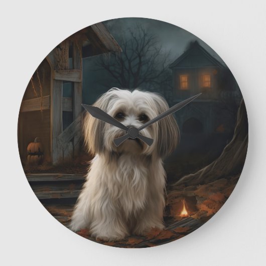Havanese Halloween eng Grote Klok (Voorkant)
