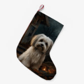 Havanese Halloween eng Kleine Kerstsok (Voorkant (Hangend))