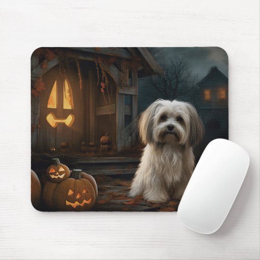 Havanese Halloween eng Muismat (Met muis)