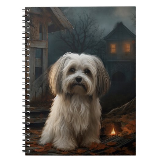 Havanese Halloween eng Notitieboek (Voorkant)
