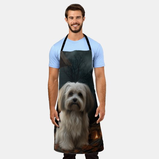 Havanese Halloween eng Schort (Gedragen)