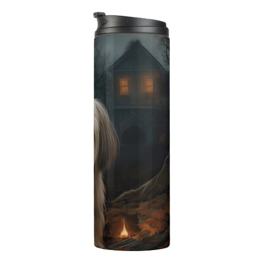 Havanese Halloween eng Thermosbeker (Geroteerd rechts)