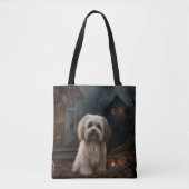 Havanese Halloween eng Tote Bag (Voorkant)