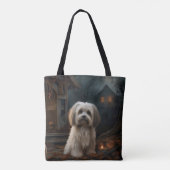 Havanese Halloween eng Tote Bag (Achterkant)
