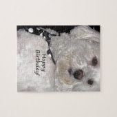 Havanese Happy Birthday Legpuzzel (Horizontaal)