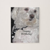 Havanese Happy Birthday Legpuzzel (Verticaal)
