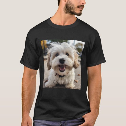 Havanese Happy Havanese T-shirt (Voorkant)