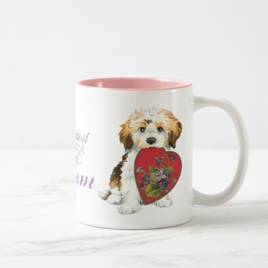 Havanese Heart Ma Tweekleurige Koffiemok (Rechts)