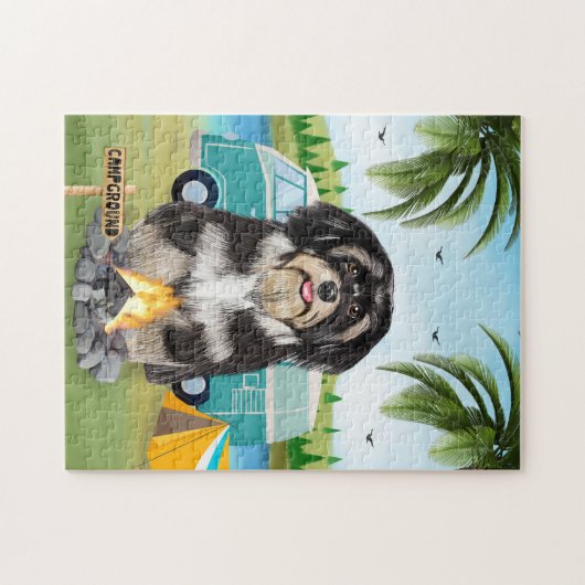 Havanese Hond Camping Legpuzzel (Horizontaal)