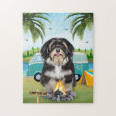 Havanese Hond Camping Legpuzzel (Verticaal)