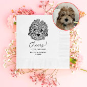 Havanese Hond Gepersonaliseerd Cheers Servetten